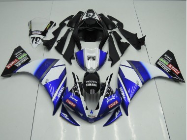 12-14 Blue Black Sterilgarda Yamaha YZF R1 Motorcycle Fairings