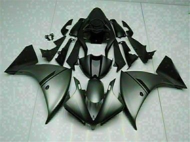 12-14 Grey Black Yamaha YZF R1 Motorcycle Fairings