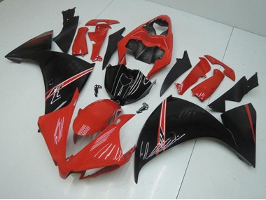 12-14 Red Black Yamaha YZF R1 Motorcycle Fairings