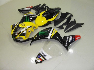 12-14 Yellow Monster Yamaha YZF R1 Motorcycle Fairings