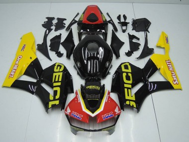 12-16 Black Red HRC Honda CBR1000RR Motorcycle Fairings