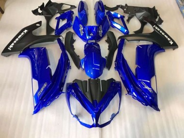 12-16 Blue Kawasaki EX650 Motorcycle Fairings