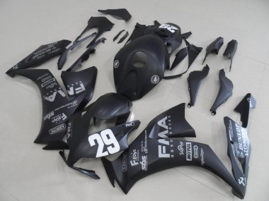 12-16 Matte Black Grey Decals 29 Honda CBR1000RR Motorcycle Fairings