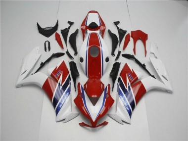 12-16 Red White Blue Honda CBR1000RR Motorcycle Fairings