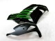 12-21 Black Green Kawasaki ZX14R ZZR1400 Motorcycle Fairings