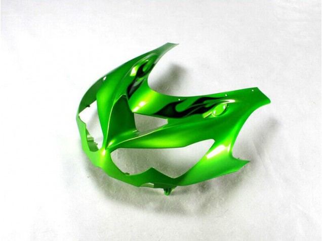 12-21 Green Black Kawasaki ZX14R ZZR1400 Motorcycle Fairings