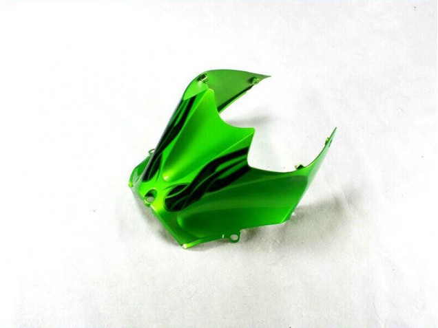 12-21 Green Black Kawasaki ZX14R ZZR1400 Motorcycle Fairings