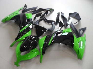 13-16 Black Green Kawasaki ZX300R Motorcycle Bodywork