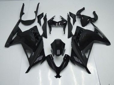 13-16 Black Kawasaki ZX300R Motorcycle Fairing