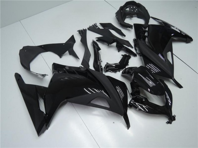 13-16 Glossy Matte Black Kawasaki EX300 Motorcycle Fairings