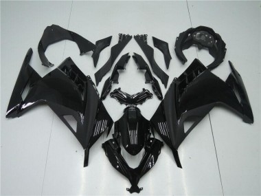 13-16 Glossy Matte Black Kawasaki EX300 Motorcycle Fairings