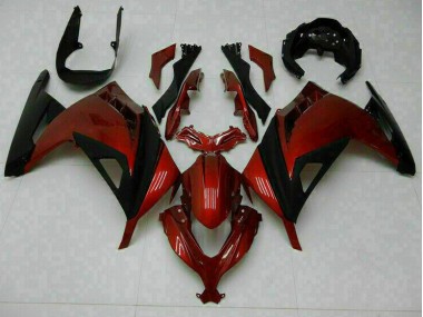 13-16 Red Kawasaki EX300 Motorcycle Fairings