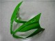 13-18 Black Green Kawasaki ZX6R Motorcycle Fairings