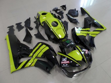 13-21 Green Black Honda CBR600RR Motorcycle Fairings