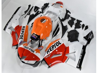 13-21 Red White Orange Repsol Honda CBR600RR Motorcycle Fairings