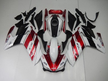 15-22 Black Red White Yamaha YZF R3 Motorcycle Fairings