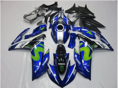 15-22 Movistar Yamaha YZF R3 Motorcycle Fairings