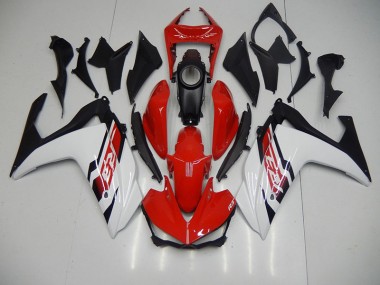 15-22 Red White Yamaha YZF R3 Motorcycle Fairings