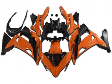 17-19 Orange Black Kawasaki EX650 Motorcycle Fairings