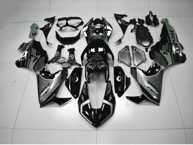 17-20 Black Silver HRC Honda CBR1000RR Motorcycle Fairings