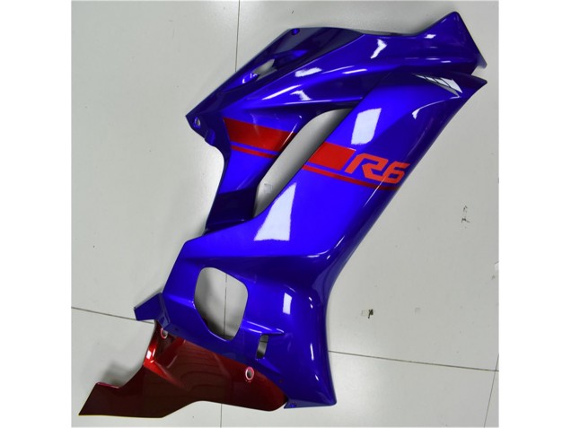 17-21 Blue Red Yamaha YZF R6 Motorcycle Fairings