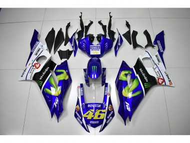 17-21 Monster Blue Movistar 46 Yamaha YZF R6 Motorcycle Fairings