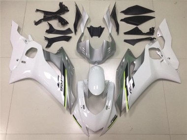 17-21 White Silver Yamaha YZF R6 Motorcycle Fairings