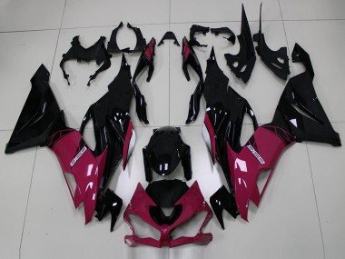 19-23 Pink Black Kawasaki ZX6R Motorcycle Fairings