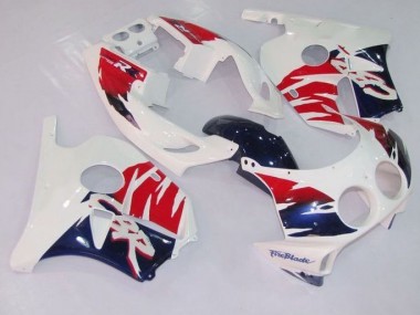 1988-1989 Red and Blue Honda CBR250RR MC19 Motorcycle Fairings