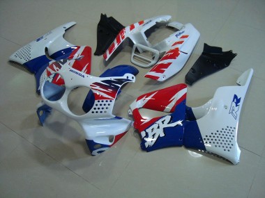 92-93 White Blue Red Honda CBR900RR 893 Motorcycle Fairings