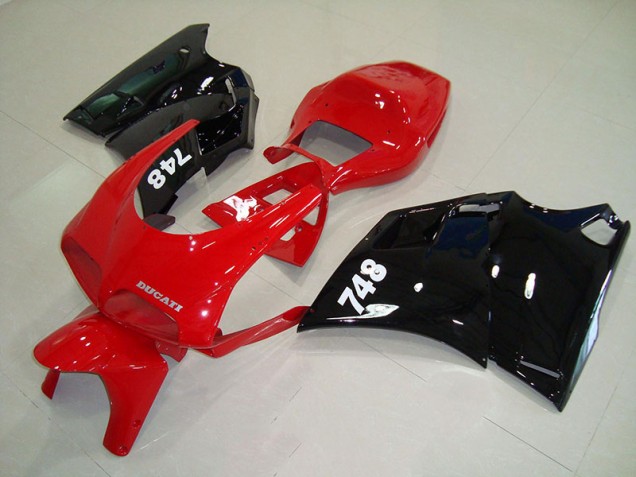 93-05 Red Black Ducati 748 916 996 996S Motorcycle Bodywork