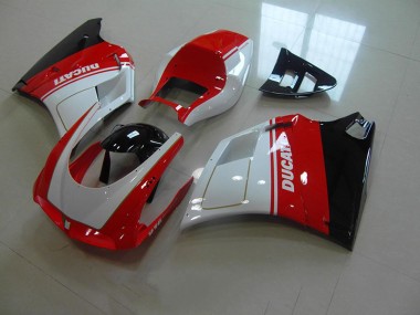 93-05 Red White Ducati 748 916 996 996S Motorcycle Fairings