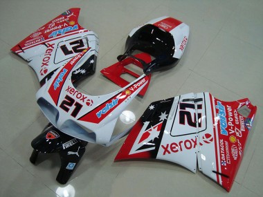 93-05 Red White Xerox 21 Ducati 748 916 996 996S Motorcycle Fairings