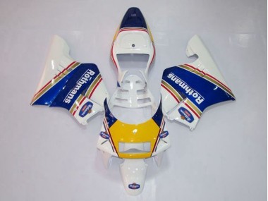 94-96 Yellow White Blue Honda NSR250 MC28 P4 Motorcycle Fairings