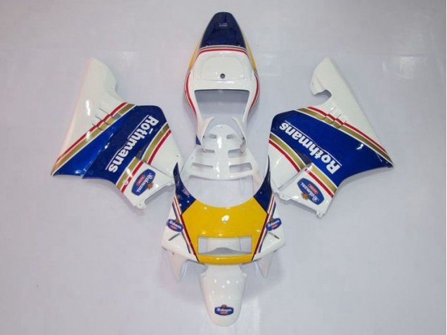 94-96 Yellow White Blue Honda NSR250 MC28 P4 Motorcycle Fairings