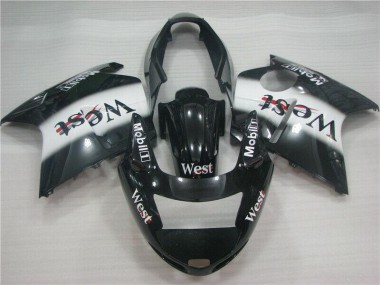 96-07 Black White West Honda CBR1100XX Motorcycle Fairings