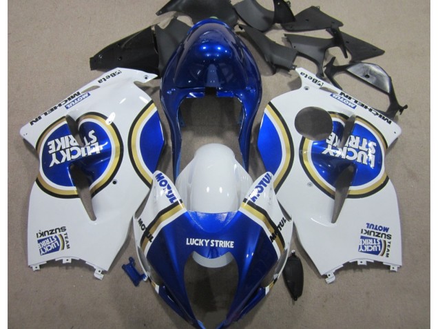 96-07 Blue Motul White Lucky Strike Suzuki GSXR 1300 Hayabusa Motorcycle Fairings