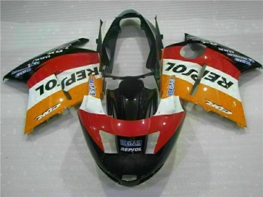 96-07 Orange Repsol Honda CBR1100XX Motorcycle Fairings