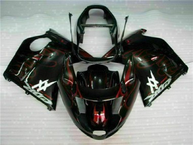 96-07 Red Flame Honda CBR1100XX Motorcycle Fairing