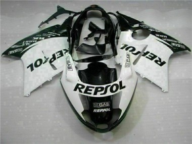 96-07 White Black Repsol Honda CBR1100XX Motorcycle Fairings