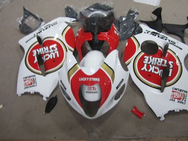 96-07 White Lucky Strike Motul Suzuki GSXR 1300 Hayabusa Motorcycle Fairings